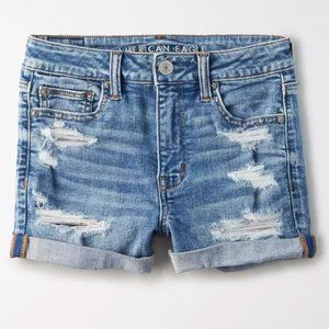 Ne(x)t Level High-Waisted Denim Short Short